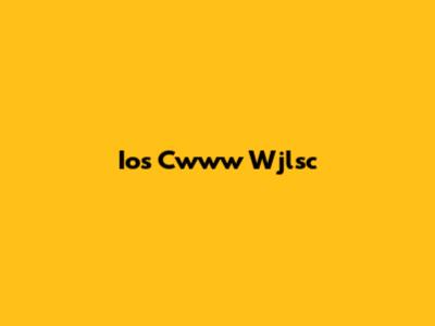  Ios Cwww Wjlsc