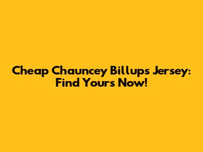 Cheap Chauncey Billups Jersey: Find Yours Now!