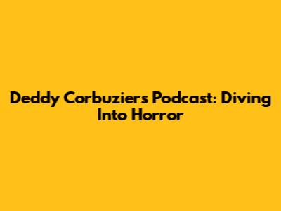 Deddy Corbuzier's Podcast: Diving Into Horror