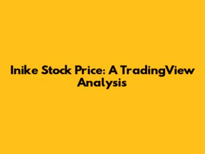 Inike Stock Price: A TradingView Analysis