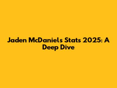 Jaden McDaniels Stats 2025: A Deep Dive