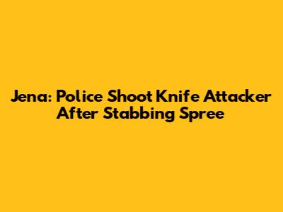 Jena: Police Shoot Knife Attacker After Stabbing Spree