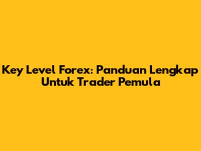 Key Level Forex: Panduan Lengkap Untuk Trader Pemula