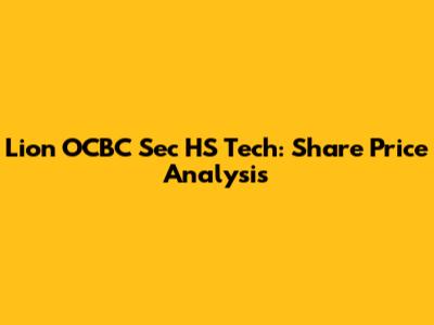 Lion OCBC Sec HS Tech: Share Price Analysis