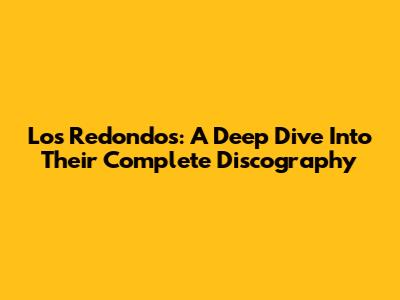 Los Redondos: A Deep Dive Into Their Complete Discography