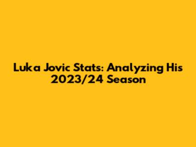 Luka Jovic Stats: Analyzing His 2023/24 Season