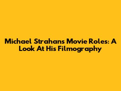 Michael Strahan's Movie Roles: A Look At His Filmography