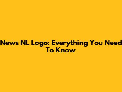 News NL Logo: Everything You Need To Know