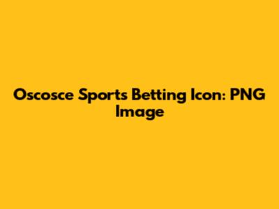 Oscosce Sports Betting Icon: PNG Image