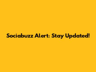 Sociabuzz Alert: Stay Updated!