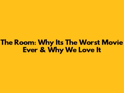 The Room: Why It's The 'Worst' Movie Ever & Why We Love It