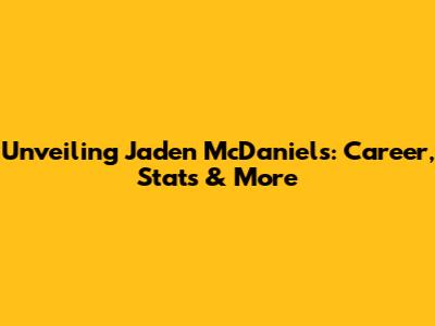 Unveiling Jaden McDaniels: Career, Stats & More