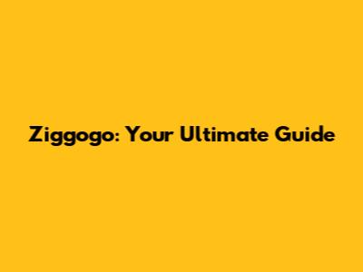 Ziggogo: Your Ultimate Guide